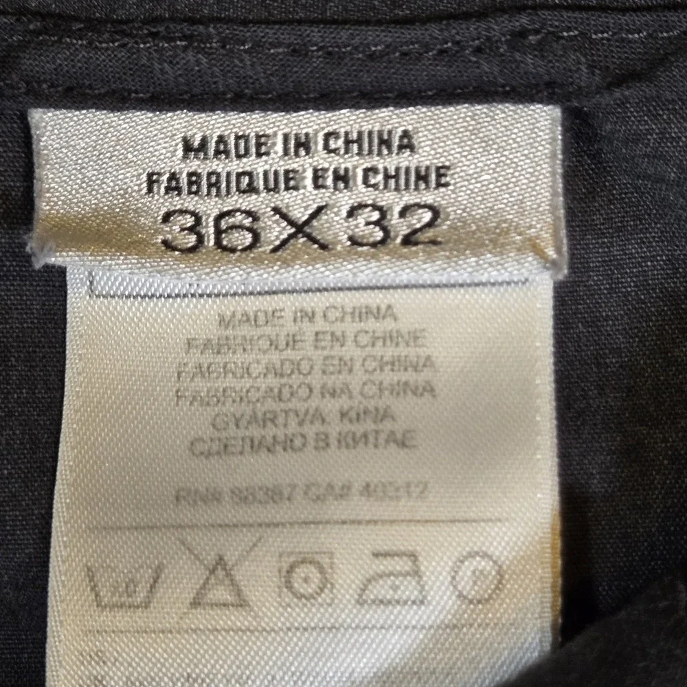 Adidas‎ Golf Pants Men's Size 36x28 Black Chino